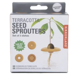 Samen Anzuchthilfe Set - 3 Keimscheiben Terrakotta