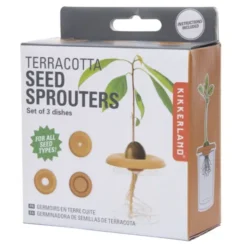 Samen Anzuchthilfe Set - 3 Keimscheiben Terrakotta