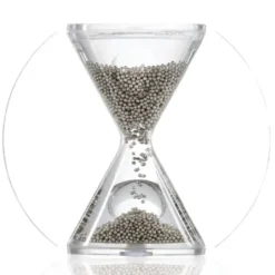Sanduhr / Timer Heavy Metal, silber