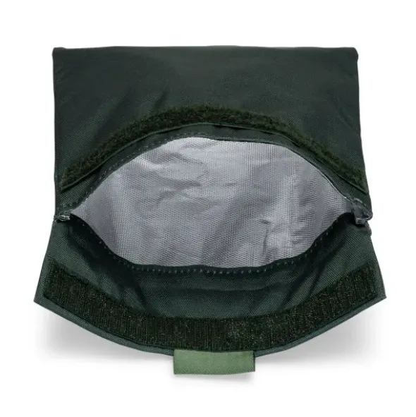 Sandwich Bag GREEN dunkelgrün - Lunchtüte mit Klettverschluss