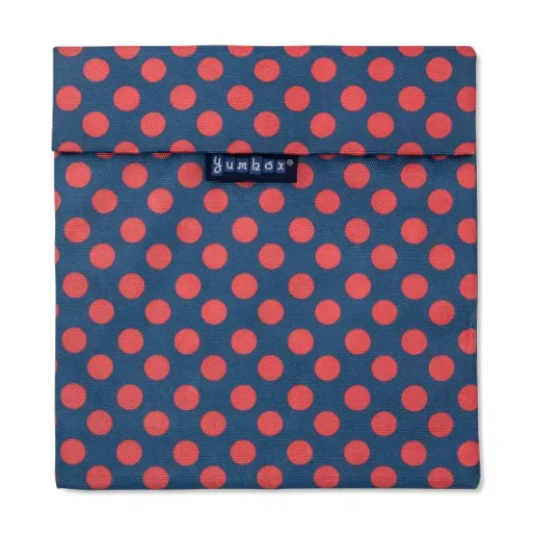Sandwich Bag POLKA DOTS rot - Lunchtüte mit Klettverschluss