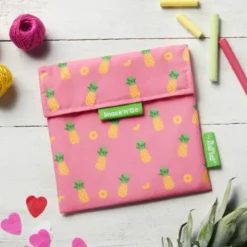 Sandwichtüte Snack´n´Go Ananas - Lunch Bag wiederverwendbar
