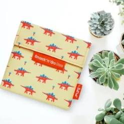 Sandwichtüte Snack´n´Go Duo Dino - Lunch Bag wiederverwendbar