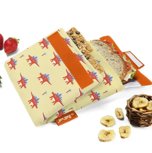 Sandwichtüte Snack´n´Go Duo Dino - Lunch Bag wiederverwendbar