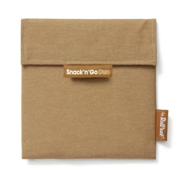Sandwichtüte Snack´n´Go Duo Nature - Lunch Bag wiederverwendbar, braun