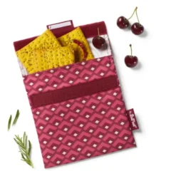 Sandwichtüte Snack´n´Go rosa - Lunch Bag wiederverwendbar