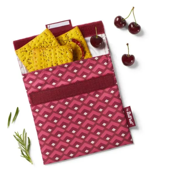 Sandwichtüte Snack´n´Go rosa - Lunch Bag wiederverwendbar