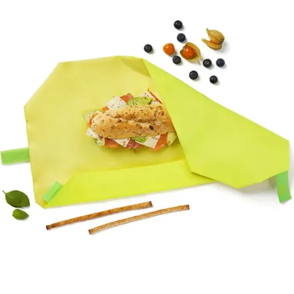 Sandwichtuch Boc´n´Roll - wiederverwendbar, neongelb