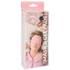 Schlafmaske mit Gelperlen & Augenpads mit Gelfüllung - „Take a break