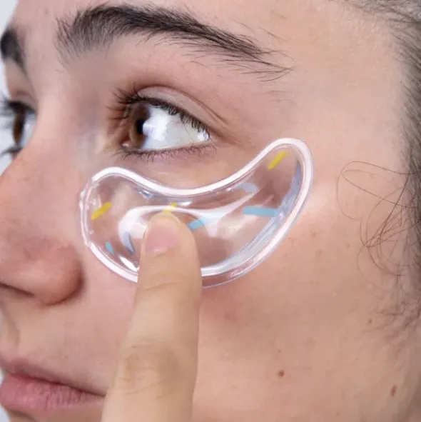 Schlafmaske mit Gelperlen & Augenpads mit Gelfüllung - „Take a break", Wärme & Kälte