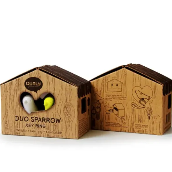 Schlüsselanhänger Duo Sparrow weiß/weiß