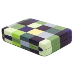 Schmucketui - Mini Schmuckbox bunt, kariert