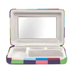 Schmucketui - Mini Schmuckbox bunt, kariert