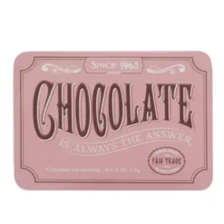 Schmuckkästchen CHOCOLATE - Metalldose zur Schmuckaufbewahrung