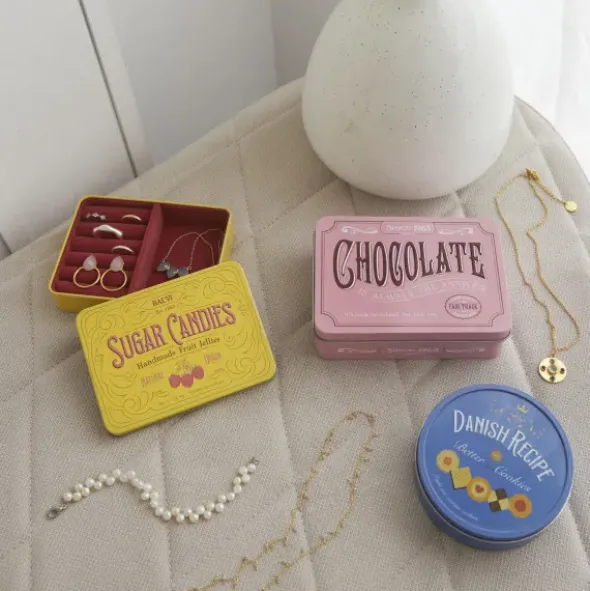 Schmuckkästchen SUGAR CANDIES - Metalldose zur Schmuckaufbewahrung