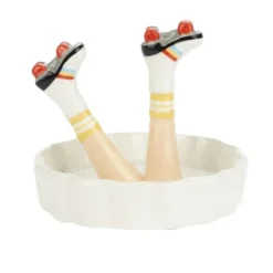 Schmuckteller Ringhalter Happy Legs Retro, Rollschuhe