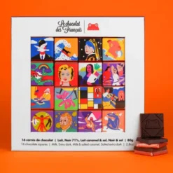 Schokoladen Geschenkbox KUNST 16 Stück Minis a 5g