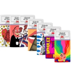 Schokoladentafel 70 g mit Illustration von Albert Einstein mit Eis