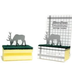 Schwammhalter Clean Green - Hirsch
