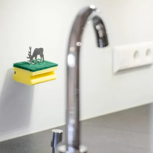 Schwammhalter Clean Green - Hirsch