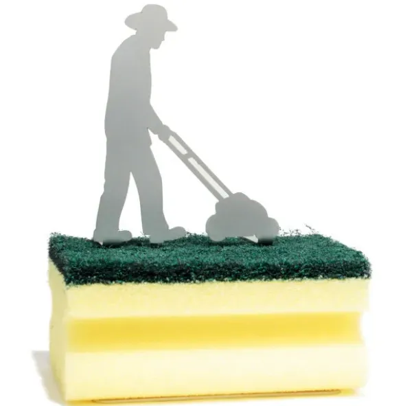 Schwammhalter Clean Green - Rasenmäher