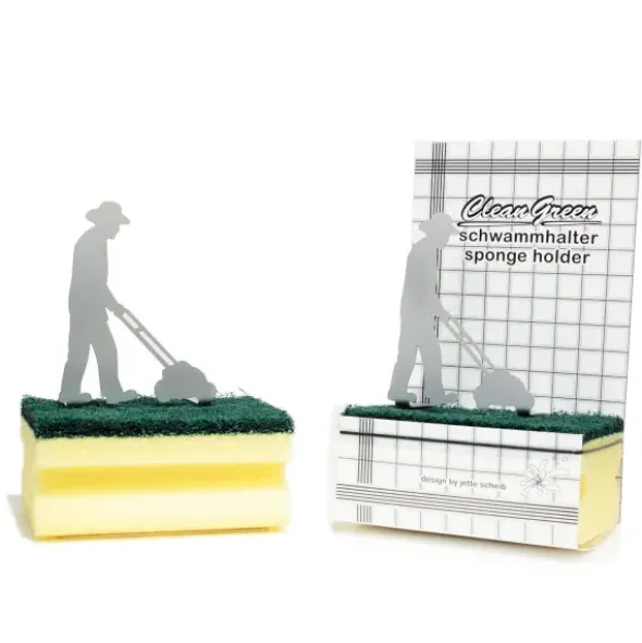 Schwammhalter Clean Green - Rasenmäher
