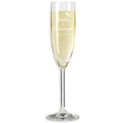 Sektgläser Hochzeit mit Gravur 2er-Set, Herzen