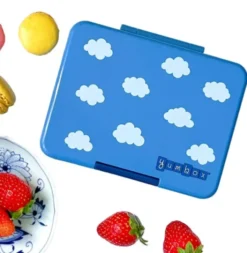 Snackbox / Kinderlunchbox YUMBOX, Wolken blau