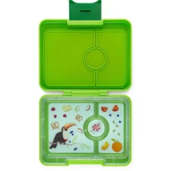 Snackbox / Kinderlunchbox YUMBOX, Toucan grün