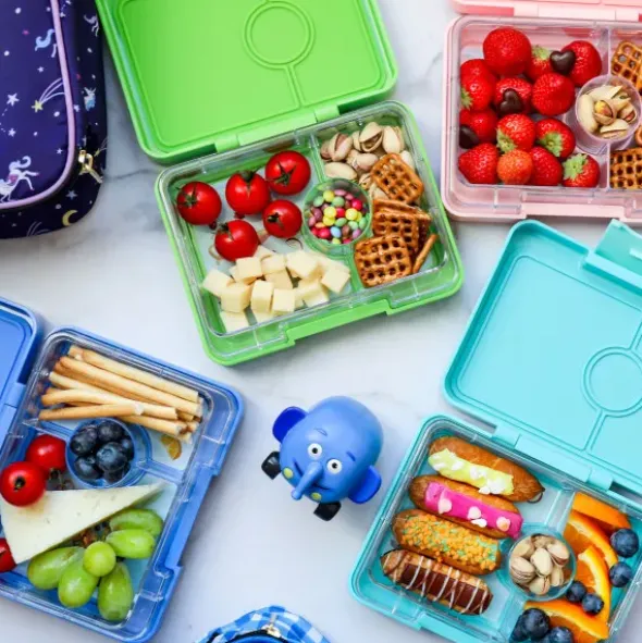 Snackbox / Kinderlunchbox YUMBOX, Toucan grün