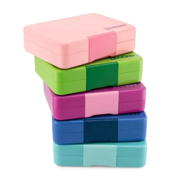 Snackbox / Kinderlunchbox YUMBOX, Rainbow tropical aqua