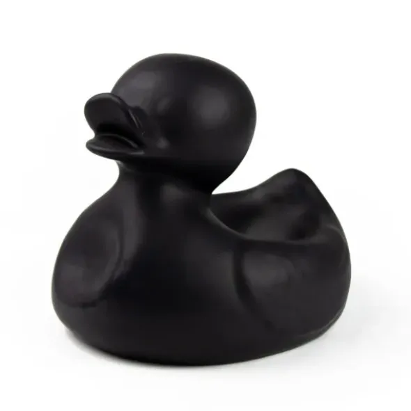 Snackschale Ente / Keramikschale MR. UGLY DUCKLING groß - schwarz