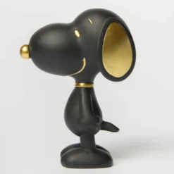 Snoopy Figur 12 cm, stehend schwarz – Peanuts Dekofigur