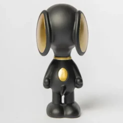 Snoopy Figur 12 cm, stehend schwarz – Peanuts Dekofigur