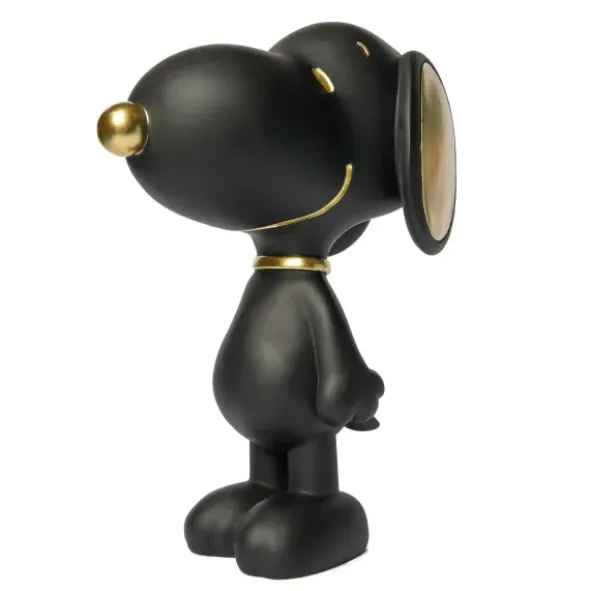 Snoopy Figur 25 cm, stehend schwarz – Peanuts Dekofigur