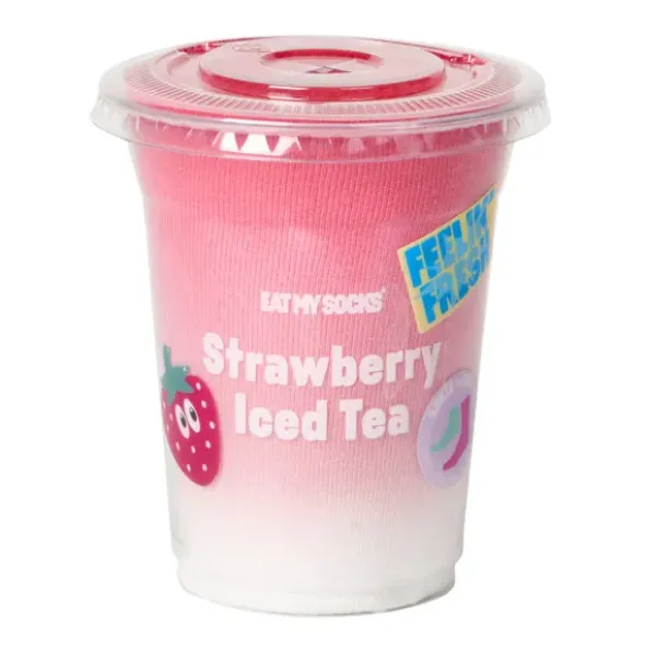 Socken Eistee Erdbeere - Strawberry Iced Tea 2er-Set