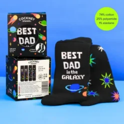 Socken für Papa - Geschenkbox BEST DAD (2 Sockenpaare) Gr. 39-46