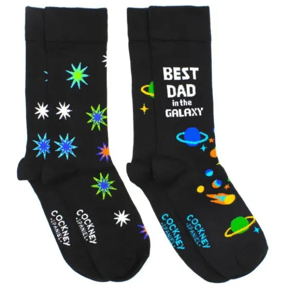 Socken für Papa - Geschenkbox BEST DAD (2 Sockenpaare) Gr. 39-46