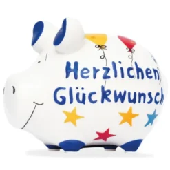 Sparschwein Herzlichen Glückwunsch