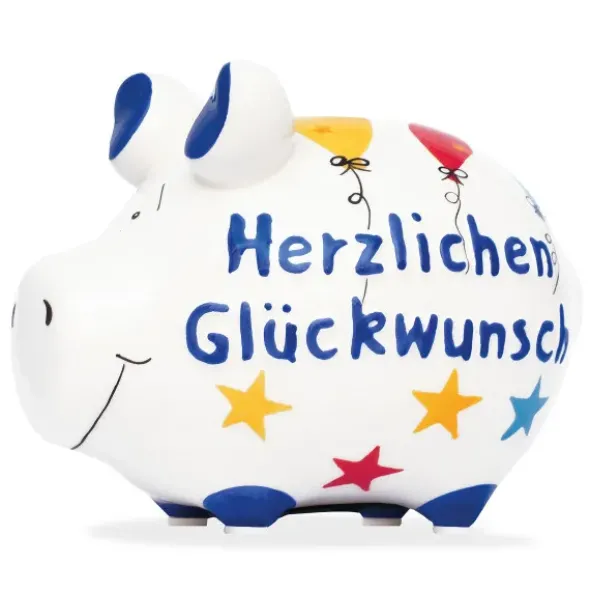 Sparschwein Herzlichen Glückwunsch