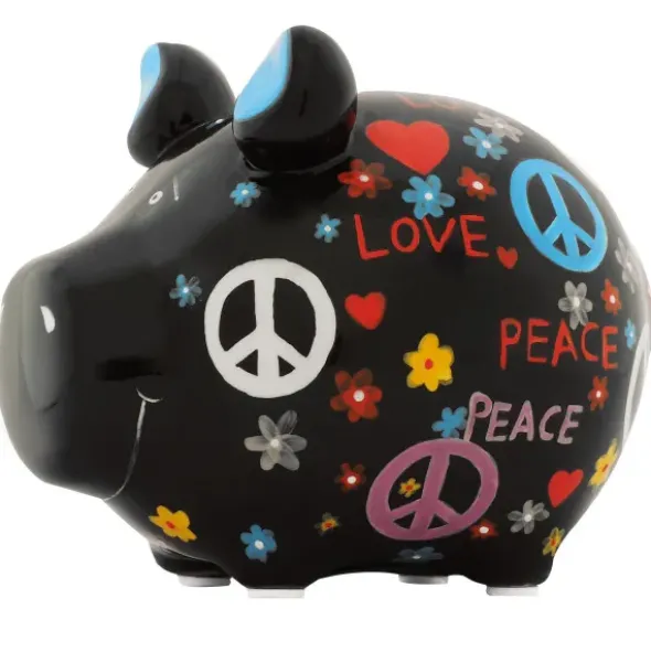 Sparschwein Hippie
