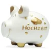Sparschwein - Hochzeit, groß 18 cm