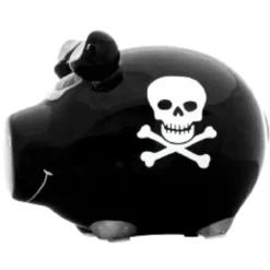 Sparschwein Piratenschwein