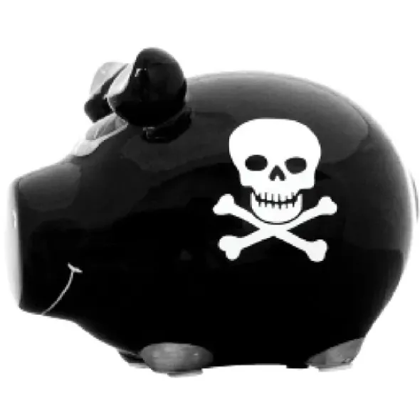 Sparschwein Piratenschwein