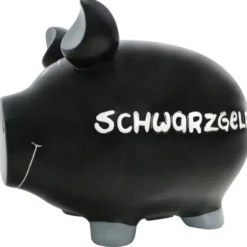 Sparschwein Schwarzgeld, Monsterschwein XXL 30 cm