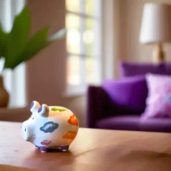 Sparschwein Wolken bunt