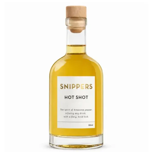 Spirituosen Geschenk Set DIY - Hot Shot - Flasche 350 ml mit Schnapsglas und Chili zum Veredeln