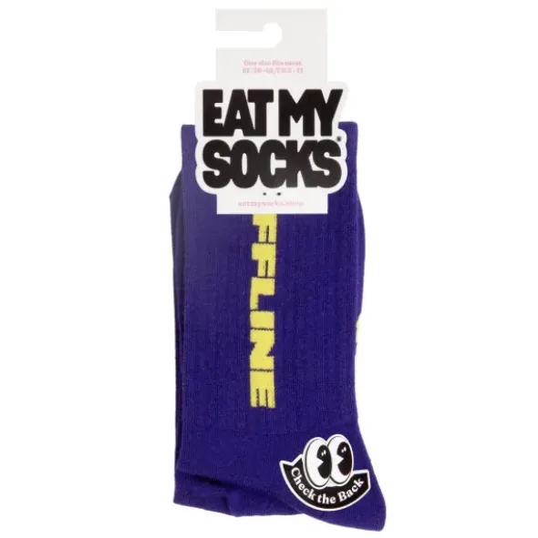 Spruchsocken "Offline is the new luxury"