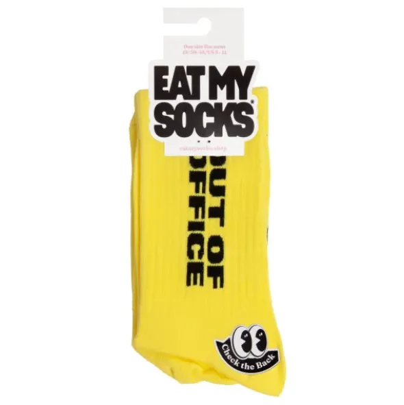 Spruchsocken "Out of Office - Not Available"