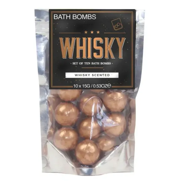 Sprudelnde Badebomben WHISKY 10 Stück